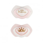 Cumlík Canpol Babies Royal Baby silikónový, symetrický 2ks/GIRL